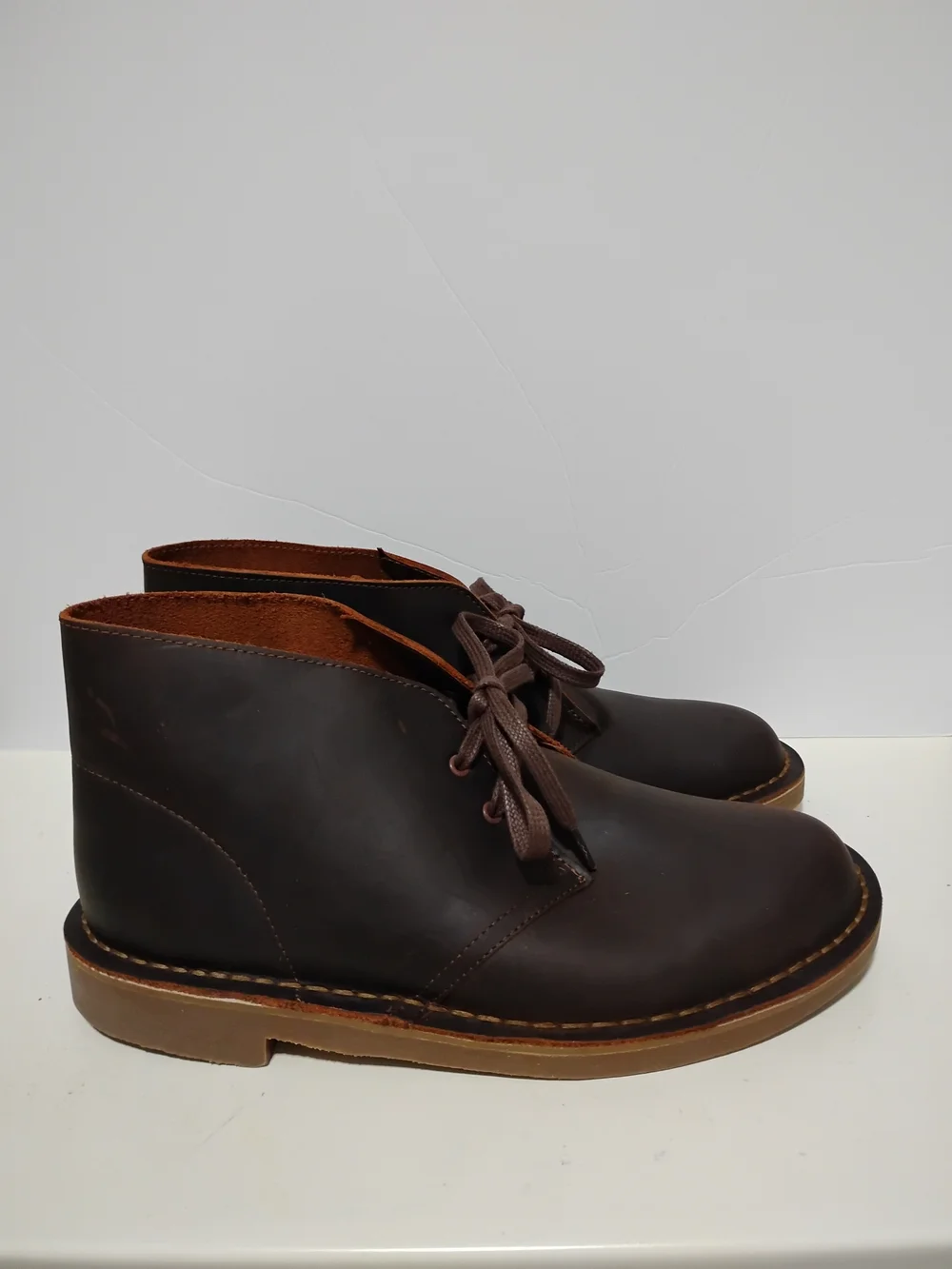 Clarks Brown Leather Men’s Chukka Boots